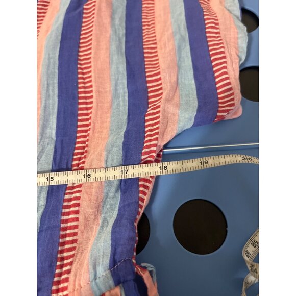 OLIPHANT Striped Tassel Tiered Dress | Boho Summer Mini | Vacation Resort Wear - Picture 11 of 14